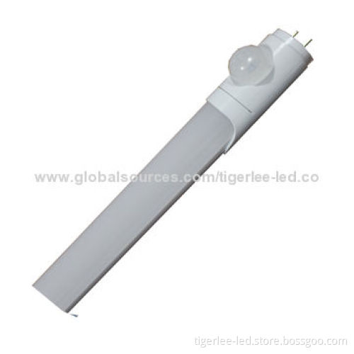 Infrared Sensor T8 LED Tube with Detachable Driver, 3-year Warranty, 100-240V AC